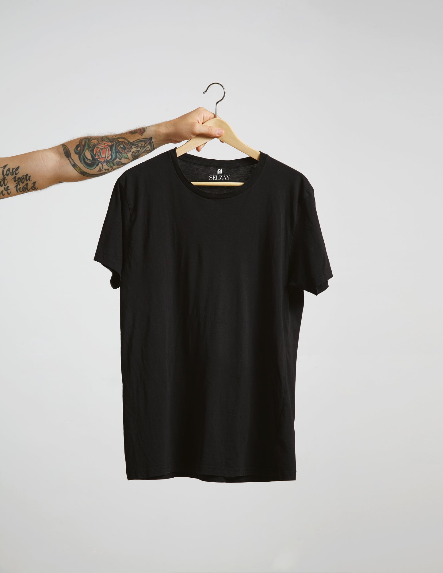 Plain Tee Shirt (Black)