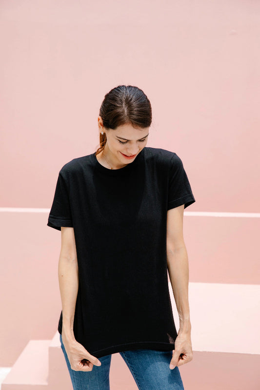 Plain Tee Shirt (Black)