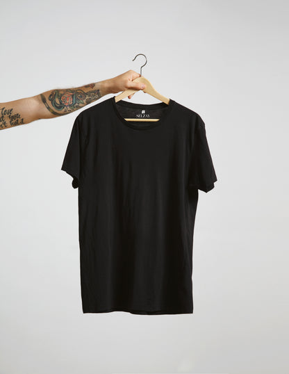 Plain Tee Shirt (Black)
