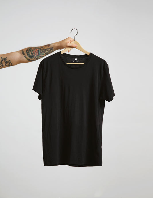 Plain Tee Shirt (Black)