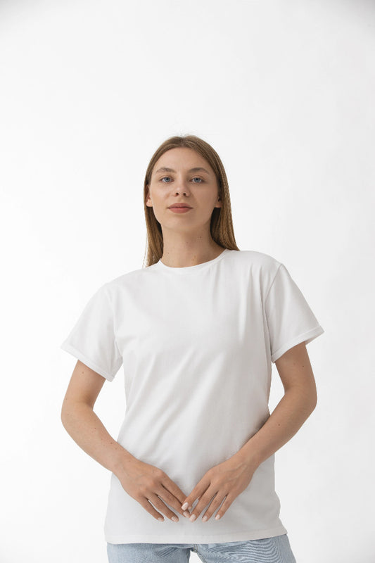 Plain Tee Shirt (White)