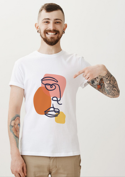 Line Face-2 Tee Shirt