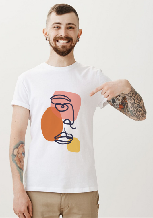 Line Face-2 Tee Shirt