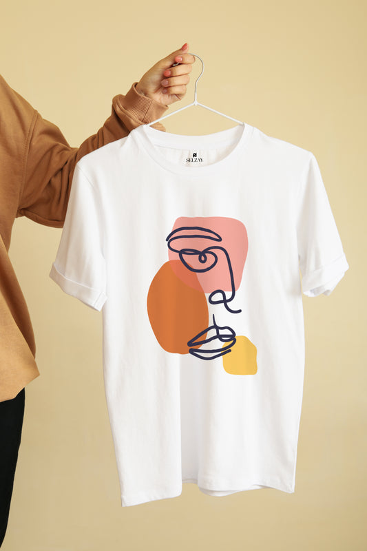 Line Face-2 Tee Shirt