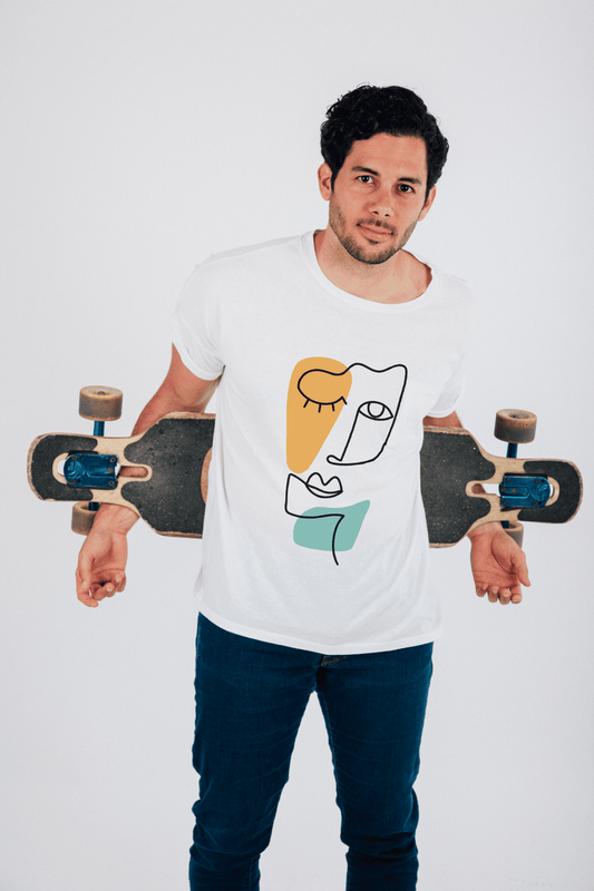 Line-Face Tee Shirt